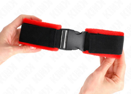 KINK - NYLON BIND KLETT-HANDFESSELN SCHWARZ MODELL 1 VERSTELLBAR 25-35 CM X 6 CM