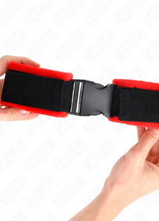 KINK - NYLON BIND KLETT-HANDFESSELN SCHWARZ MODELL 1 VERSTELLBAR 25-35 CM X 6 CM