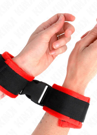 KINK - NYLON BIND KLETT-HANDFESSELN SCHWARZ MODELL 1 VERSTELLBAR 25-35 CM X 6 CM