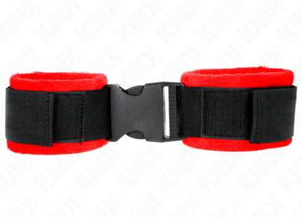 KINK - NYLON BIND KLETT-HANDFESSELN SCHWARZ MODELL 1 VERSTELLBAR 25-35 CM X 6 CM