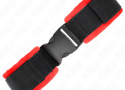 KINK - NYLON BIND KLETT-HANDFESSELN SCHWARZ MODELL 1 VERSTELLBAR 25-35 CM X 6 CM