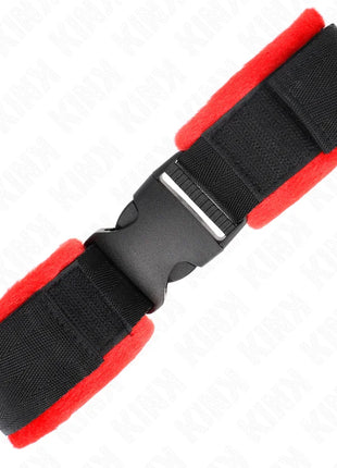 KINK - NYLON BIND KLETT-HANDFESSELN SCHWARZ MODELL 1 VERSTELLBAR 25-35 CM X 6 CM