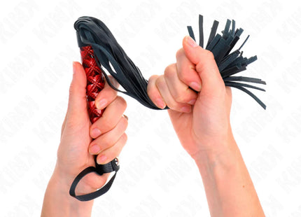 KINK - PEITSCHE MIT RAUTENMUSTER 40 CM