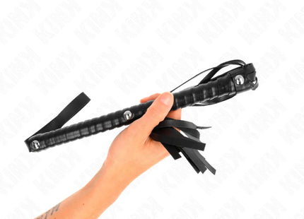 KINK - PEITSCHE MIT SCHWARZEM STRUKTURIERTEM GRIFF 48,5 CM