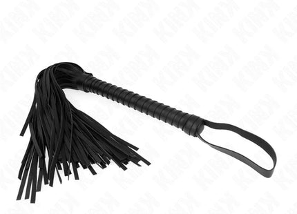 KINK - PEITSCHE MIT SCHWARZEM STRUKTURIERTEM GRIFF 48,5 CM