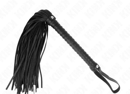 KINK - PEITSCHE MIT SCHWARZEM STRUKTURIERTEM GRIFF 48,5 CM