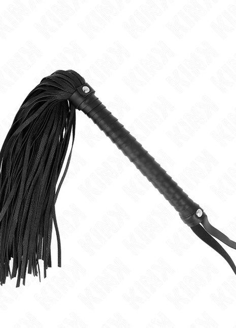 KINK - PEITSCHE MIT SCHWARZEM STRUKTURIERTEM GRIFF 48,5 CM