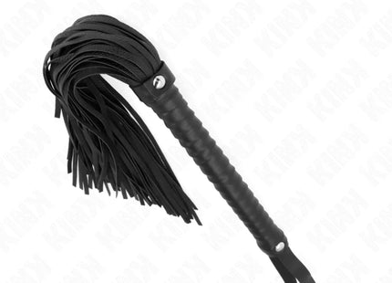 KINK - PEITSCHE MIT SCHWARZEM STRUKTURIERTEM GRIFF 48,5 CM