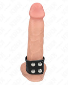 KINK - PENISRING AUS LEDER MIT DRUCKVERSCHLUSS 18,5 X 3,3 CM