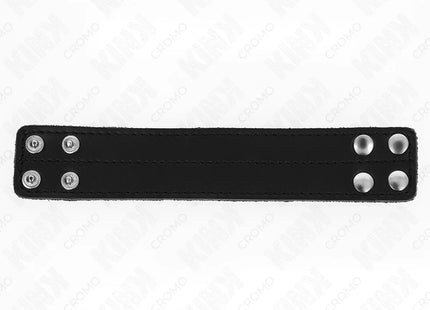 KINK - PENISRING AUS LEDER MIT DRUCKVERSCHLUSS 18,5 X 3,3 CM