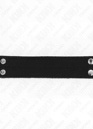KINK - PENISRING AUS LEDER MIT DRUCKVERSCHLUSS 18,5 X 3,3 CM