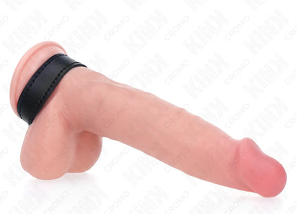 KINK - PENISRING AUS LEDER MIT KLETTVERSCHLUSS 20 X 2 CM