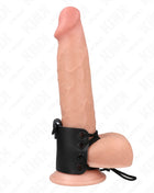 KINK - PENISRING AUS LEDER MIT SCHNÜRVERSCHLUSS UND SCHNÜRSENKEL