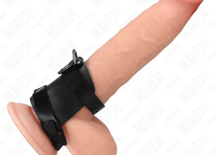 KINK - PENISRING AUS LEDER MIT VERSTELLBAREM HAKENVERSCHLUSS