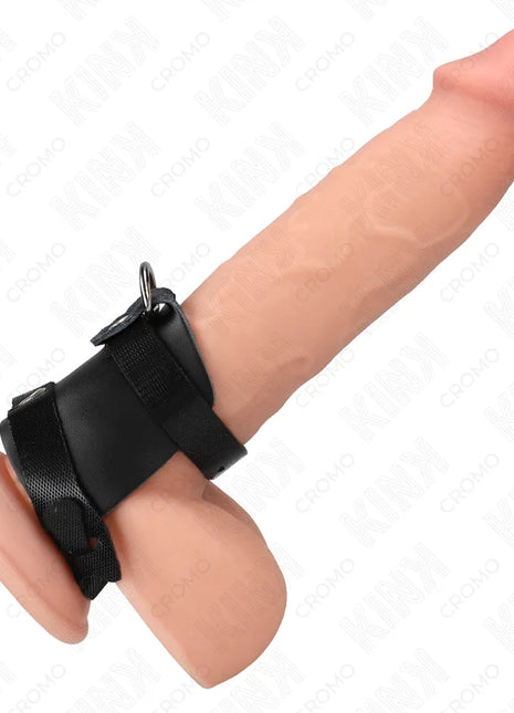 KINK - PENISRING AUS LEDER MIT VERSTELLBAREM HAKENVERSCHLUSS