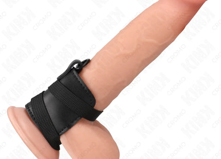 KINK - PENISRING AUS LEDER MIT VERSTELLBAREN RIEMEN