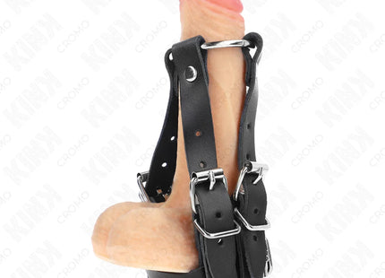 KINK - PENISRING MIT MEHREREN VERSTELLBAREN RIEMEN