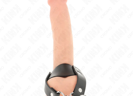 KINK - PENISRING MIT VERSTELLBAREM LEDERBAND