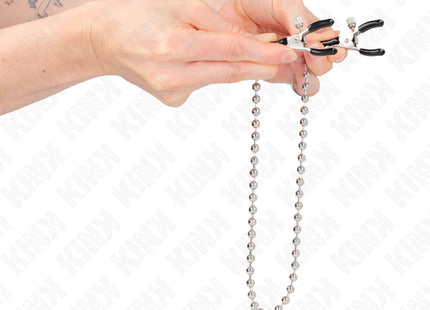 KINK - PERLENKETTE NIPPELKLEMMEN 30 CM