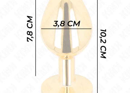 KINK - PLUG ANAL GOLD ROSE ROT GRÖSSE L