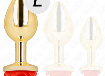 KINK - PLUG ANAL GOLD ROSE ROT GRÖSSE L