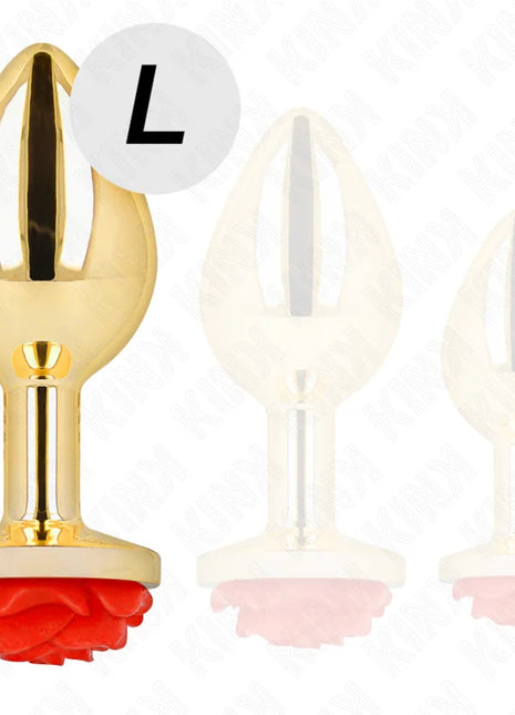 KINK - PLUG ANAL GOLD ROSE ROT GRÖSSE L