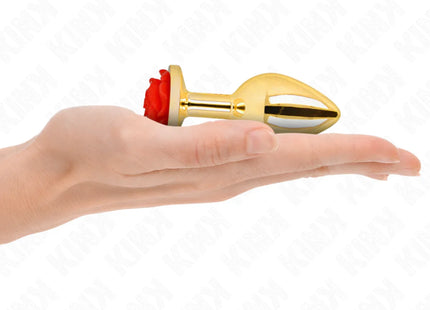 KINK - PLUG ANAL GOLD ROSE ROT GRÖSSE M