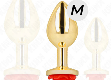 KINK - PLUG ANAL GOLD ROSE ROT GRÖSSE M