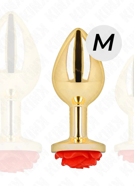 KINK - PLUG ANAL GOLD ROSE ROT GRÖSSE M