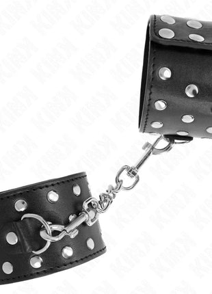 KINK - PUNK HANDGELENKFESSELN VERSTELLBAR 19-24 CM X 5,5 CM