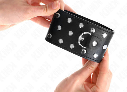 KINK - PUNK HANDGELENKFESSELN VERSTELLBAR 19-24 CM X 5,5 CM