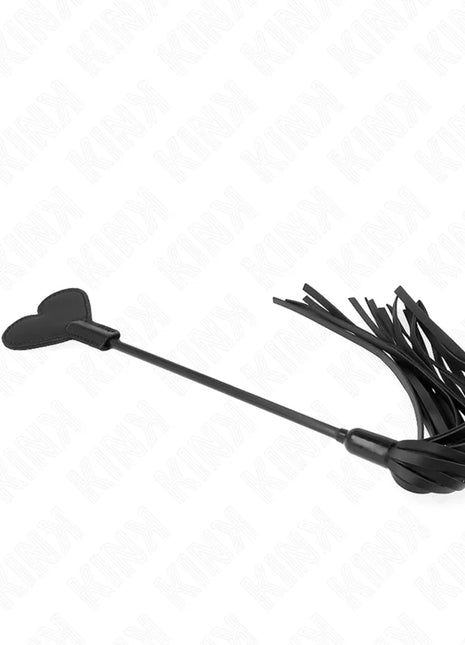 KINK - RANGE PEITSCHE MIT HERZPLATTE 35 CM