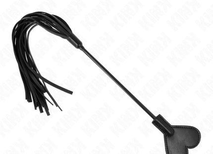KINK - RANGE PEITSCHE MIT HERZPLATTE 35 CM