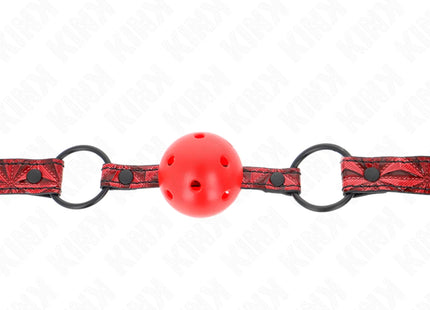 KINK - RAUTENMUSTER-BALL 4,5 CM GAG MODELL 1 64,5 CM VERSTELLBAR 42-60 CM