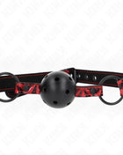 KINK - RAUTENMUSTER-BALL 4,5 CM GAG MODELL 2 64,5 CM VERSTELLBAR 42-60 CM