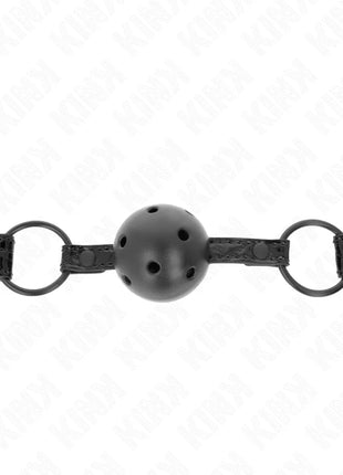 KINK - RAUTENMUSTER-BALL 4,5 CM GAG MODELL 3 64,5 CM VERSTELLBAR 42-60 CM