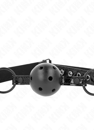 KINK - RAUTENMUSTER-BALL 4,5 CM GAG MODELL 3 64,5 CM VERSTELLBAR 42-60 CM