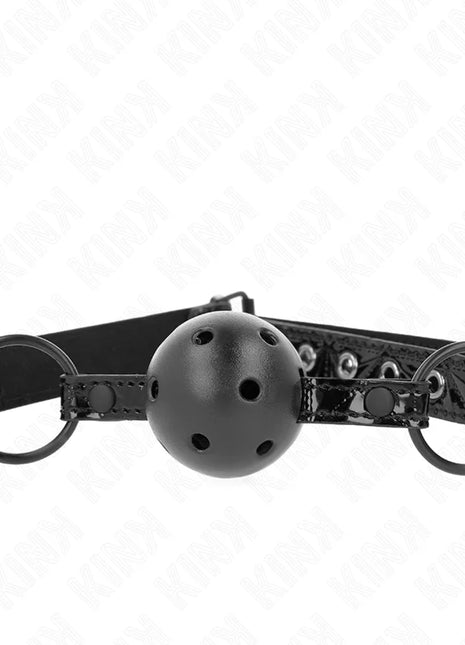 KINK - RAUTENMUSTER-BALL 4,5 CM GAG MODELL 3 64,5 CM VERSTELLBAR 42-60 CM