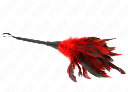 KINK - RED MAIDS HORNFORM TICKLE HÜHNERFEDERN 36 CM