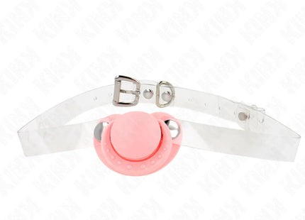 KINK - ROSA SCHNULLERFORM-SPITZE 5,5 x 4 CM VERSTELLBAR 43-60 CM