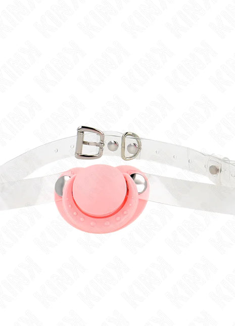 KINK - ROSA SCHNULLERFORM-SPITZE 5,5 x 4 CM VERSTELLBAR 43-60 CM