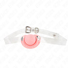 KINK - ROSA SCHNULLERFORM-SPITZE 5,5 x 4 CM VERSTELLBAR 43-60 CM