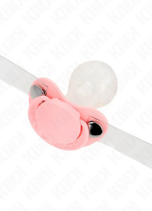 KINK - ROSA SCHNULLERFORM-SPITZE 5,5 x 4 CM VERSTELLBAR 43-60 CM