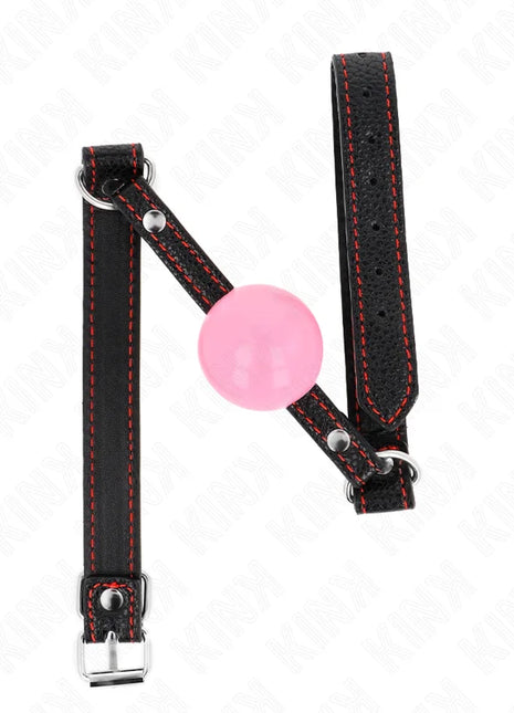 KINK - ROSÉGOLD-KUGEL 4 CM KNEBEL 60 x 2 CM