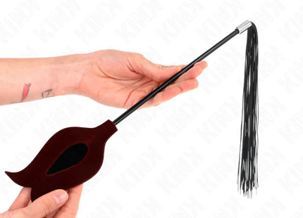 KINK - ROSENFORM QUASTENPEITSCHE AUS SILIKON 45 CM