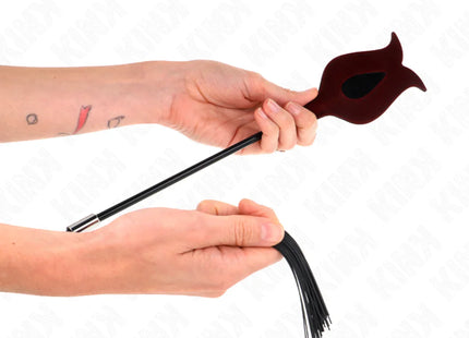 KINK - ROSENFORM QUASTENPEITSCHE AUS SILIKON 45 CM
