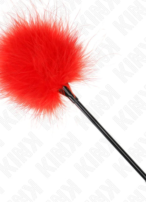 KINK - ROTE KITZELFEDERN FÜR DAS BONDAGE-SET 27 CM