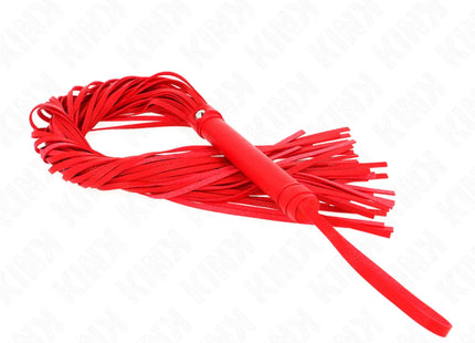 KINK - ROTE WEICH-PVC-PEITSCHE 70 CM