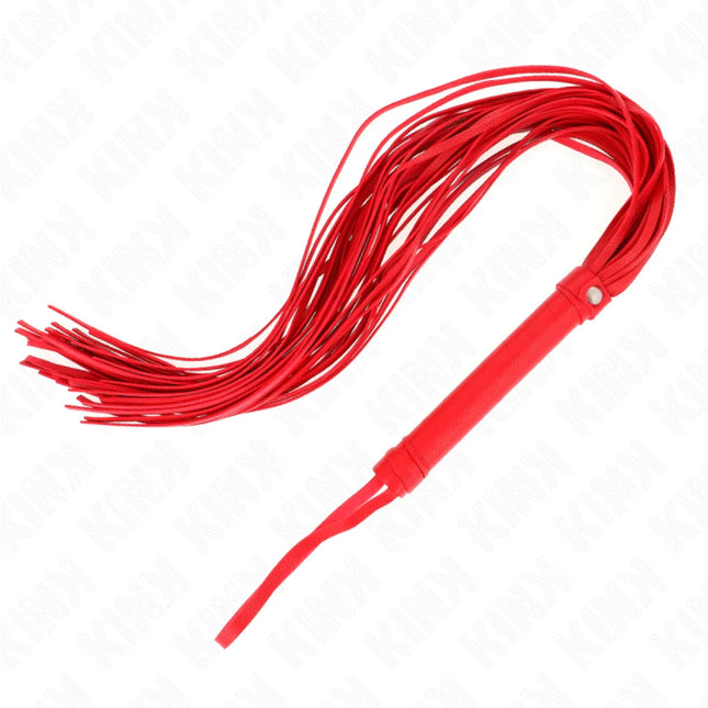 KINK - ROTE WEICH-PVC-PEITSCHE 70 CM