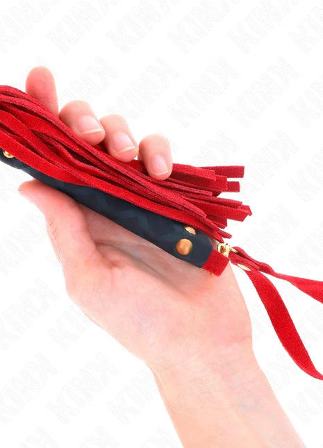KINK - ROTE WILDLEDER MINI-PEITSCHE 30 CM